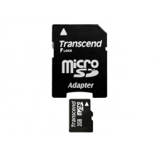 Флеш карта microSD 2GB Transcend (SD адаптер) арт.:TS2GUSD