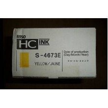 Краска RISO HC 5500 Yellow (1000мл) ( ПРОДАВАТЬ КРАТНО ДВУМ ШТУКАМ!!!) арт.:S-4673E
