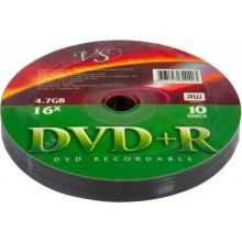 Диск DVD+R VS 4.7 Gb, 16x, Shrink (10), (10/300). арт.:VSDVDPRS1001