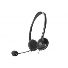 Defender Гарнитура стерео HN-102 /накладные компактные / Ø30 мм/ 2 х 3.5 mm jack стерео/ кабель 1,8 м/ черный. арт.:63102