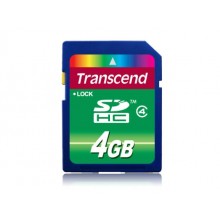 Флеш карта SD 4GB Transcend SDHC Class 4 (Plastic Box oem) арт.:TS4GSDHC4