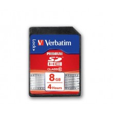 Флеш карта SD 8GB Verbatim SDHC Class 10 арт.:43961