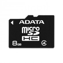 Флеш карта microSD 8GB A-DATA microSDHC Class 4 арт.:AUSDH8GCL4-R