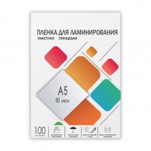 Гелеос ГЕЛЕОС Пленка для ламинирования А5, 154х216 мм, (80 мик), 100 шт. арт.:LPA5-80