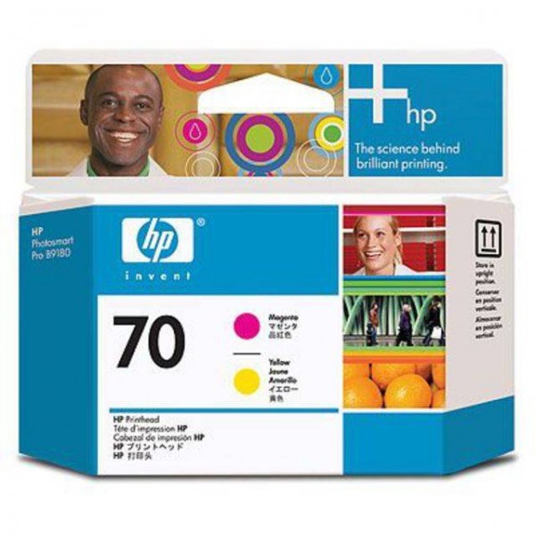 Печатающая головка HP 70 пурпурная и желтая (16000 стр) арт.:C9406A