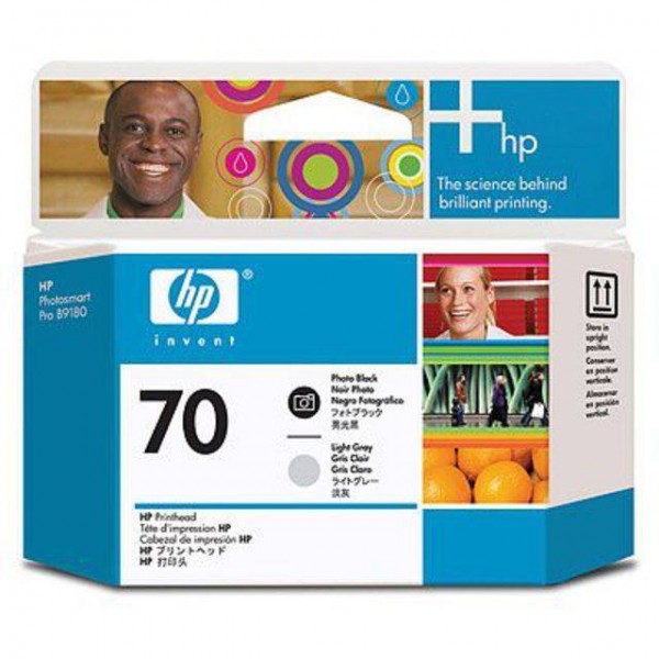Печатающая головка HP 70 черная фото и светло-серая (16000 стр) арт.:C9407A