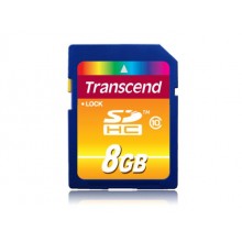 Флеш карта SD 8GB Transcend SDHC Class 10 арт.:TS8GSDHC10