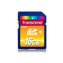 Флеш карта SD 16GB Transcend SDHC Class 10 арт.:TS16GSDHC10