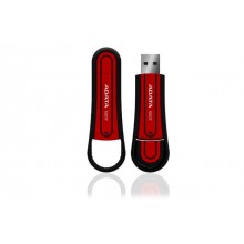 Флеш накопитель 8GB A-DATA S007, USB 2.0, резиновый, Красный (Read speed 200X) арт.:AS007-8G-RRD