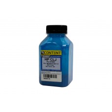 Тонер Content для HP CLJ Pro CP1025/Pro 100 M175, Тип 1.2, C, 30 г, банка арт.:1010100416