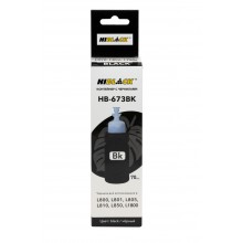 Контейнер с чернилами Hi-Black (HB-673BK) для Epson L800/L801/L810/L850, C13T67314A, Bk, 70ml арт.:15302029