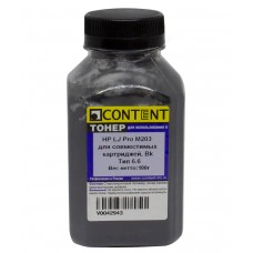Тонер Content для HP LJ Pro M203 для совместимых картриджей, Тип 6.6, Bk, 100 г, банка арт.:2012006001