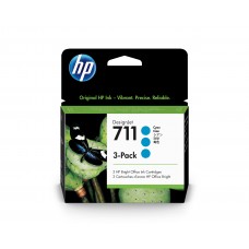 Картридж 711 для HP DJ T120/T520, голубой, 3*29мл (O) CZ134A (3штХупак) арт.:2201216