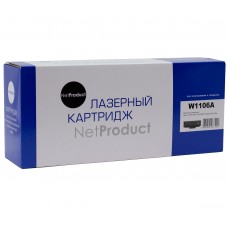 Картридж NetProduct (N-W1106A) для HP Laser 107a/107r//MFP135a/135r/135w/137, 1K (с чипом) арт.:797026727