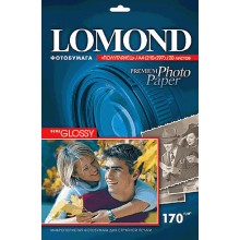 Фотобумага Lomond полуглянцевая (1101305), Semi Glossy, A4, 170 г/м2, 20 л. арт.:95040309