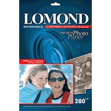 Фотобумага Lomond суперглянцевая (1104101), Super Glossy, A4, 280 г/м2, 20 л. арт.:9504110