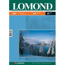 Фотобумага Lomond матовая односторонняя (0102037), A4, 180 г/м2, 25 л. арт.:95041200