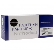 Тонер-картридж NetProduct (N-106R02778) для Xerox Phaser 3052/3260/WC 3215/3225, 3K(новая прошивка) арт.:960010311