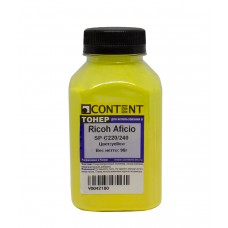 Тонер Content для Ricoh Aficio SP C220/240, Y, 90 г, банка арт.:9802503363