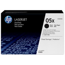 Картридж 05X для HP LJ P2055d/dn, Двойная упаковка 2*6.5k (O) черный CE505XD арт.:9990100903