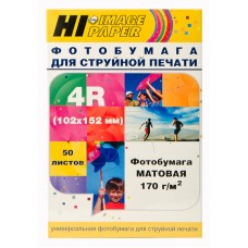 Фотобумага Hi-Image Paper матовая односторонняя, 102x152 мм, 170 г/м2, 50 л. арт.:A20290