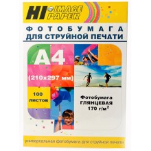 Фотобумага Hi-Image Paper глянцевая односторонняя, A4, 170 г/м2, 100 л. арт.:A21061