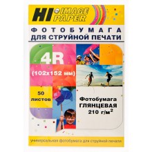 Фотобумага Hi-Image Paper глянцевая односторонняя, 102x152 мм, 210 г/м2, 50 л. арт.:A21131