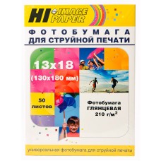 Фотобумага Hi-Image Paper глянцевая односторонняя, 13x18 см, 210 г/м2, 50 л. арт.:A21132