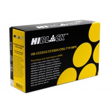 Картридж Hi-Black (HB-CE505X/CF280X/CRG-719-MPS) для HP LJ P2055/P2050/M401/M425/Can 719, 10K арт.:HB-CE505X-CF280X-MPS
