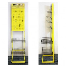 Торговая стойка Hi-Black (+ корзина) под продукцию, металлическая арт.:pr06